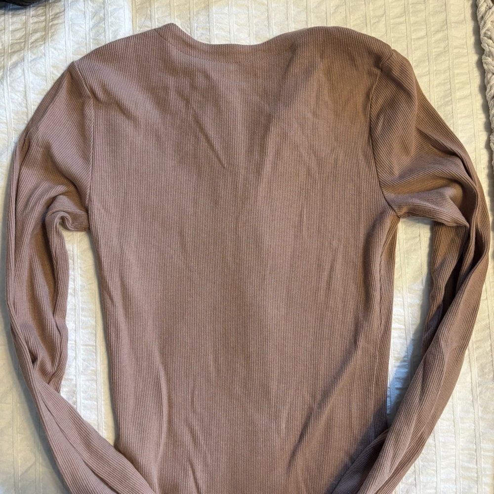 A&F Long Sleeve Zip-up Bodysuit - Picture 2 of 5